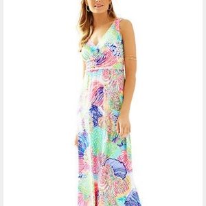 Lilly Pulitzer Sloane v-neck maxi dress